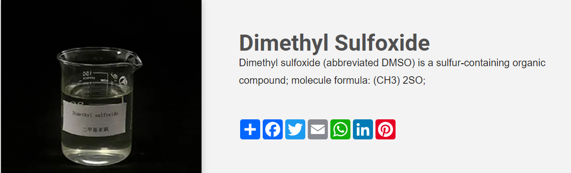 Dimethyl Sulfoxide: Pure and Organic Types