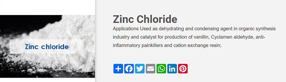 Zinc Chloride: Anhydrous, Liquid Forms Explored
