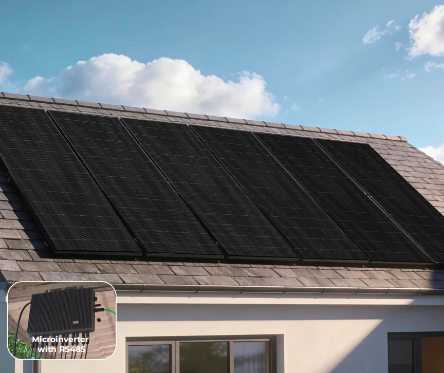 On Grid System — Microinverter built-in RS485