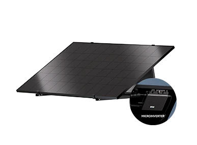 solar panels with integrated microinverter