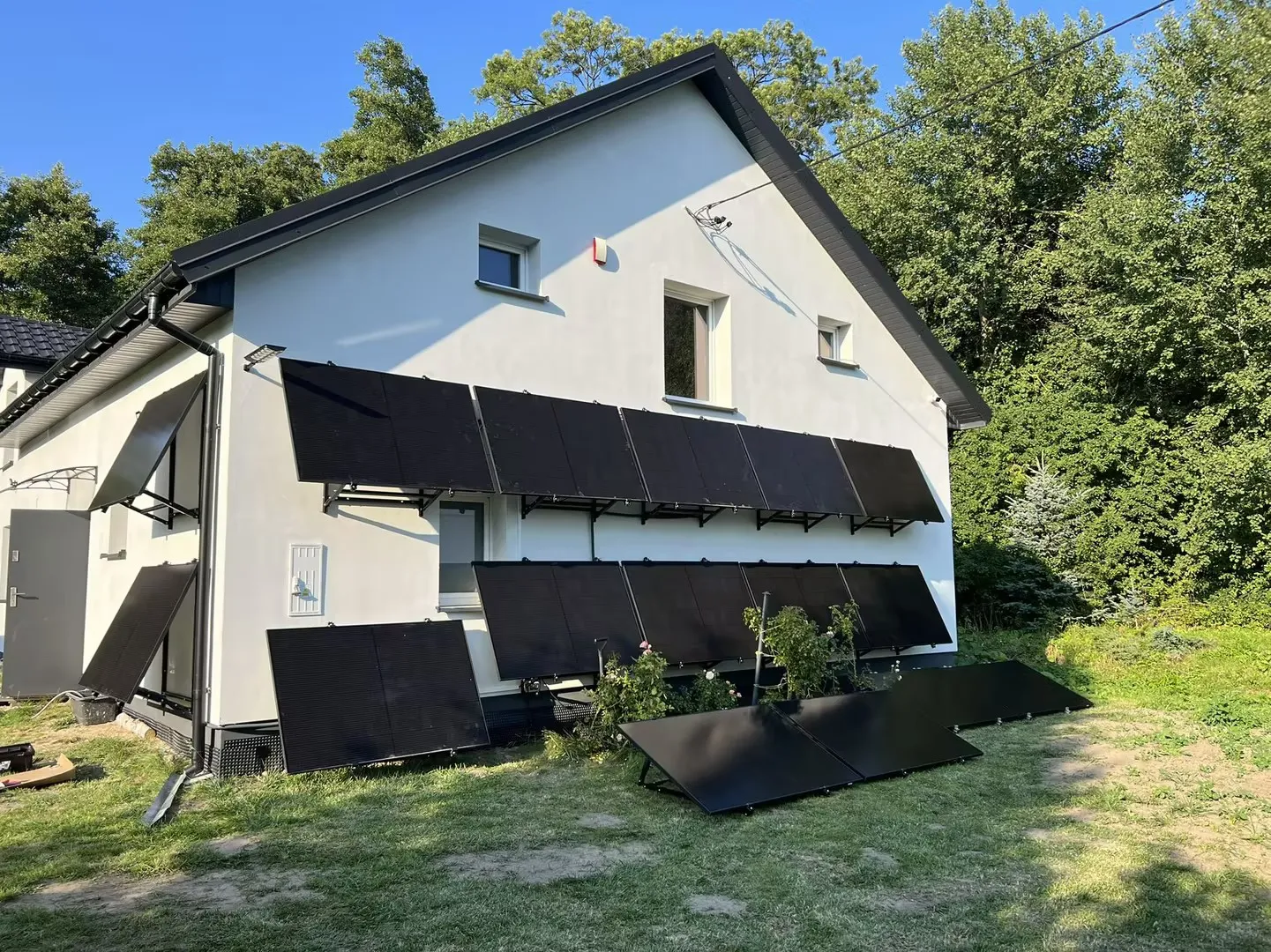 solar panels and microinverters