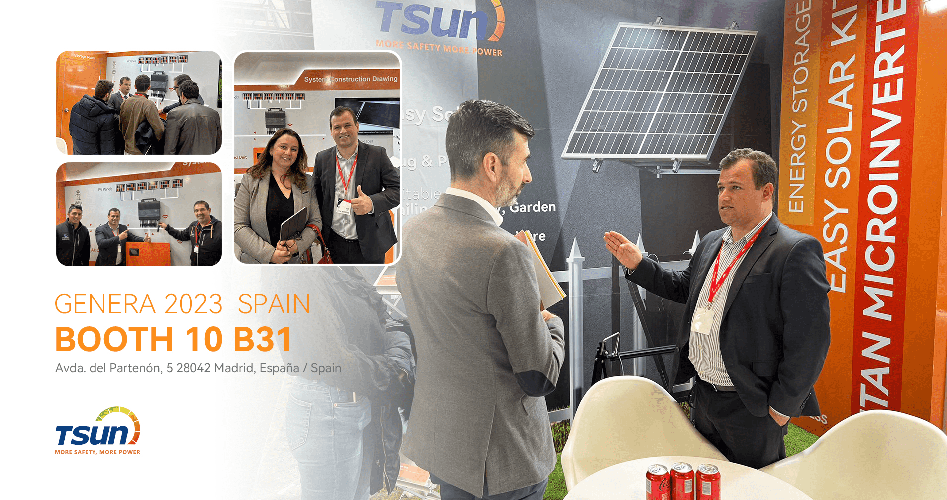 TSUNESS Participates in GENERA in Spain, Starts a New Journey in 2023