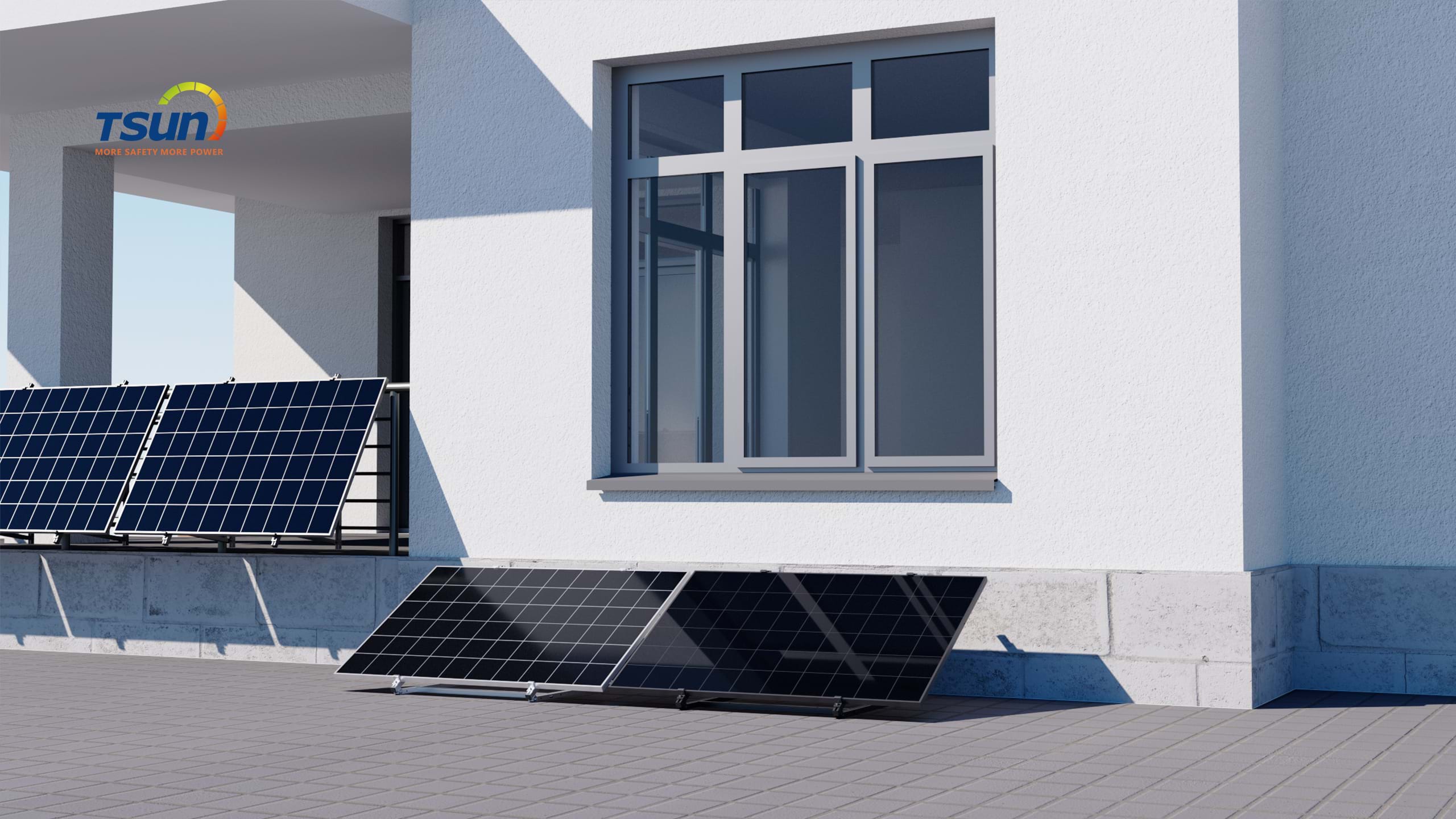 Easy Solar Kit Spider from TSUNESS, a new consumer-ready solar product can be installed anywhere