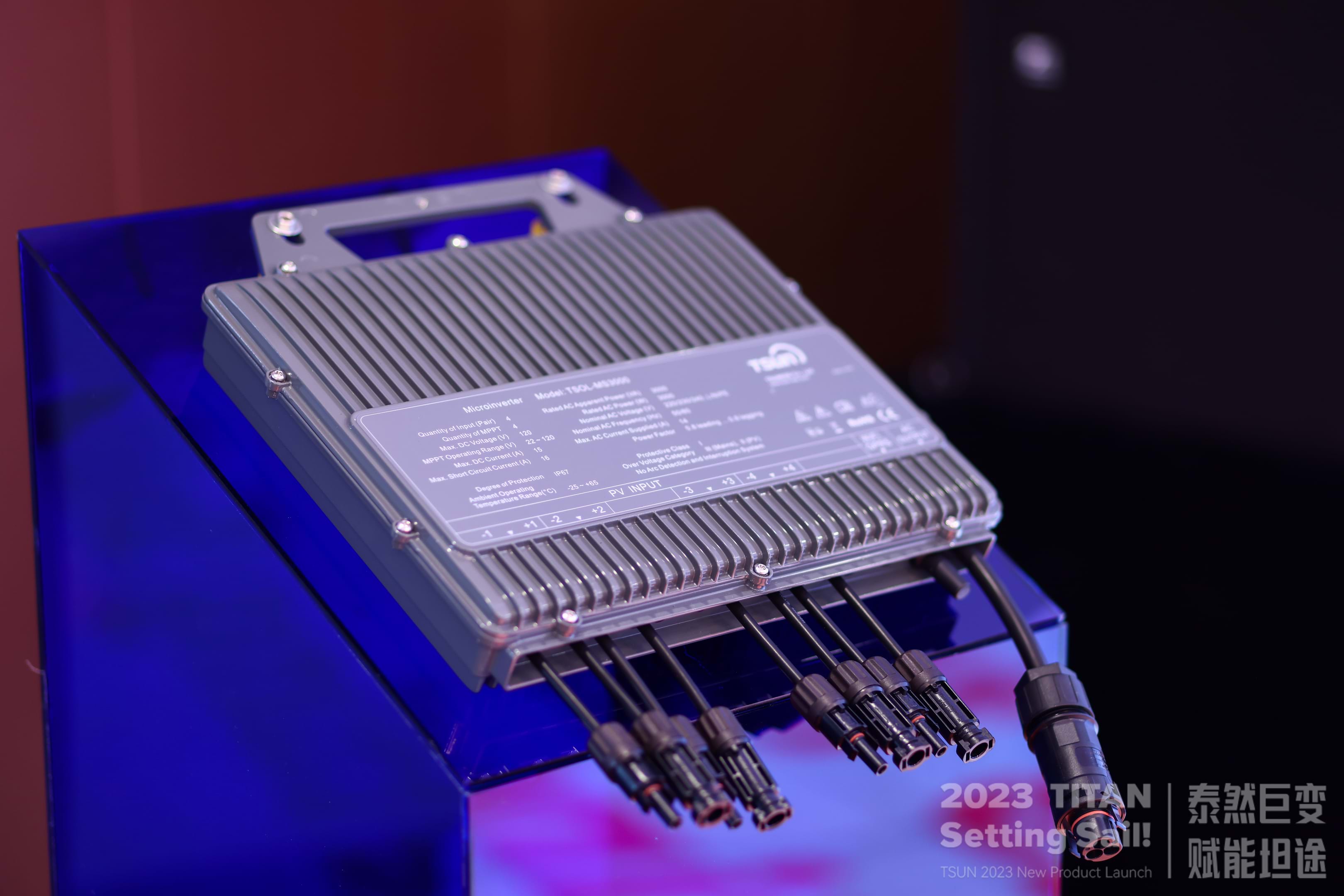 TSUN Unveils TITAN Series, Makes a Stunning Achievement in High-power Microinverter