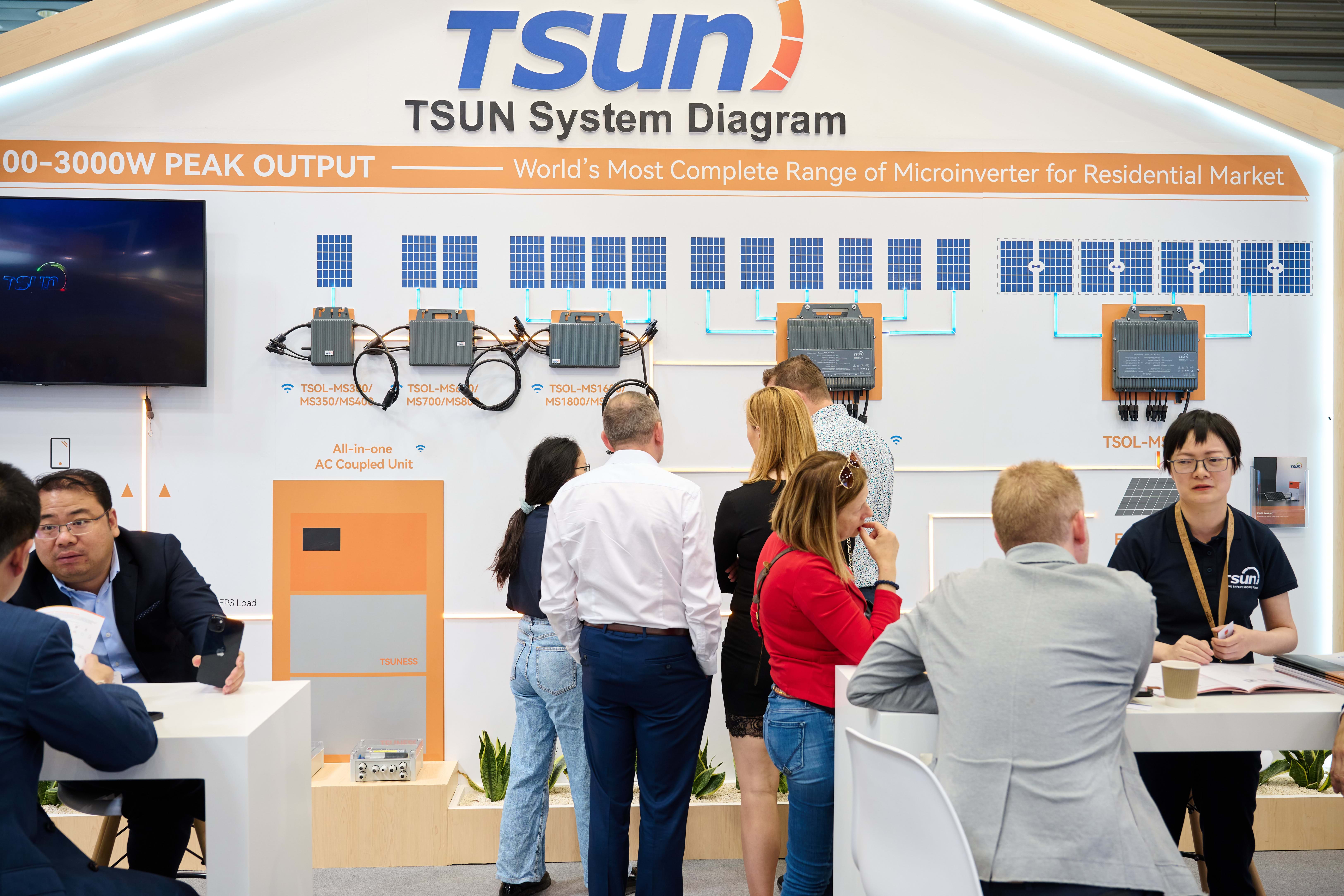 TSUN Makes a Striking Appearance at Intersolar Europe 2023, Emphasizing Sustainable Brand Values