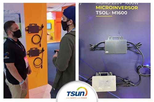 TSUN micro product at Intersolar South America, High-efficiency microinverter attracts attention
