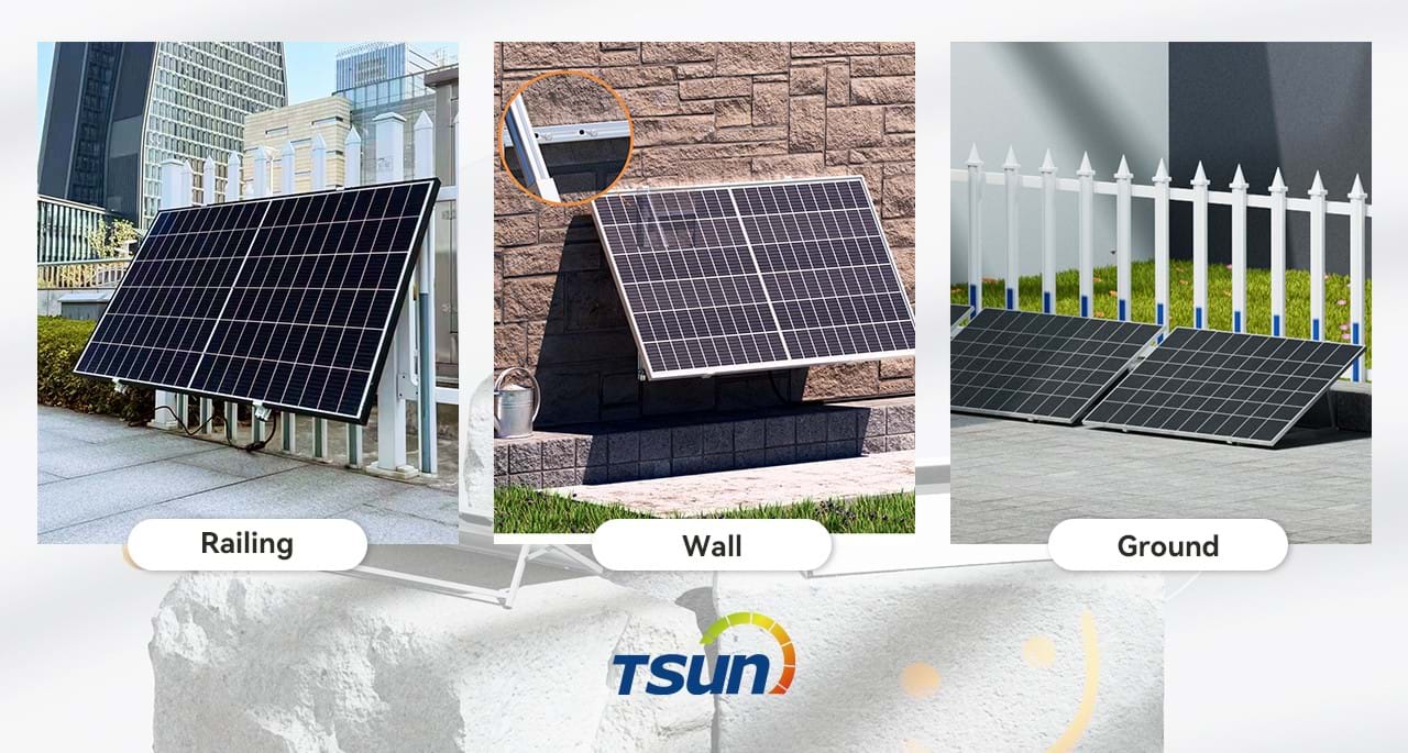 TSUN On-grid PV System with ESK, Enrich Installation Scene!