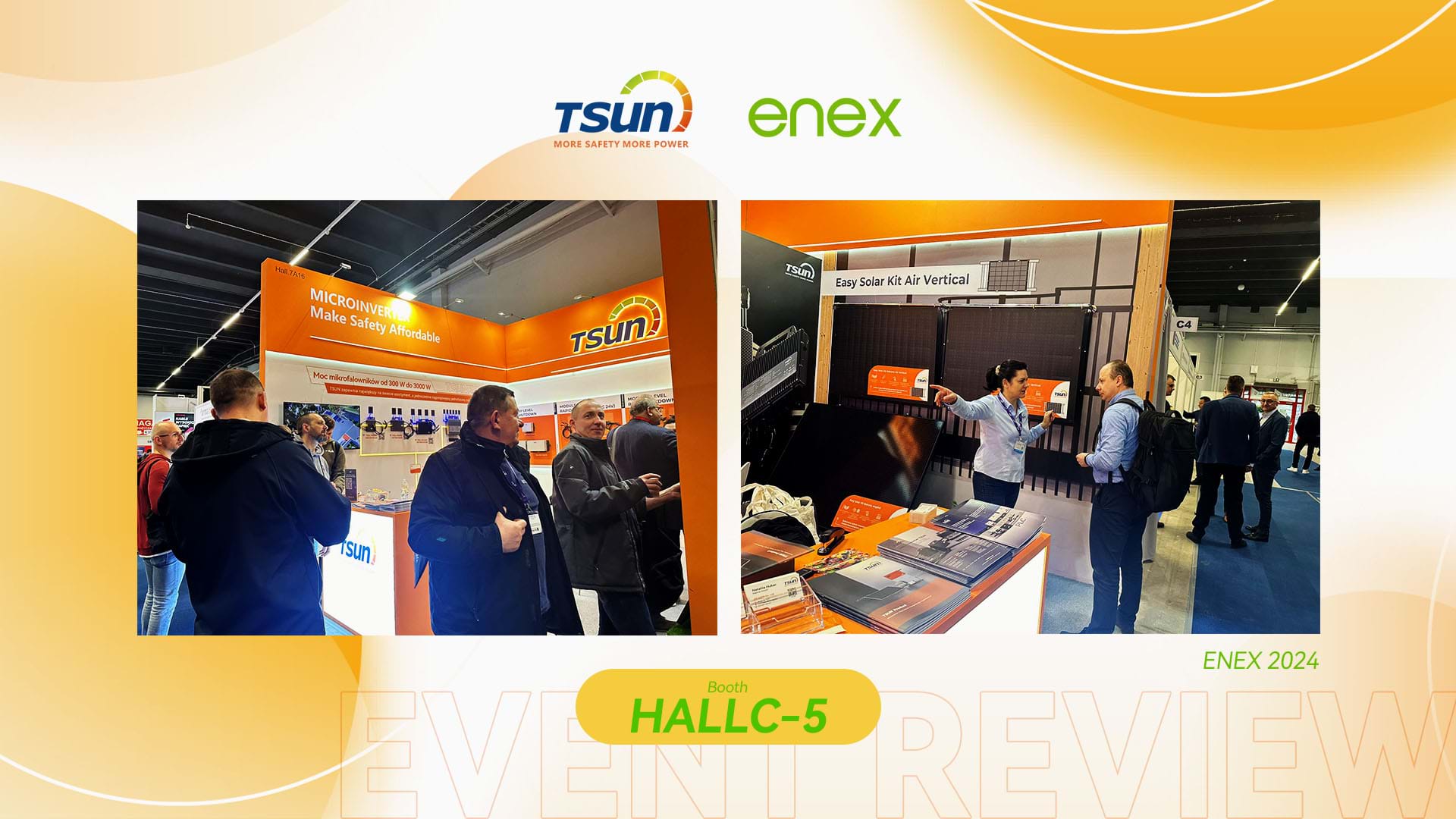 TSUN Showcases Cutting-Edge Solar Solutions at Genera Spain and ENEX Poland