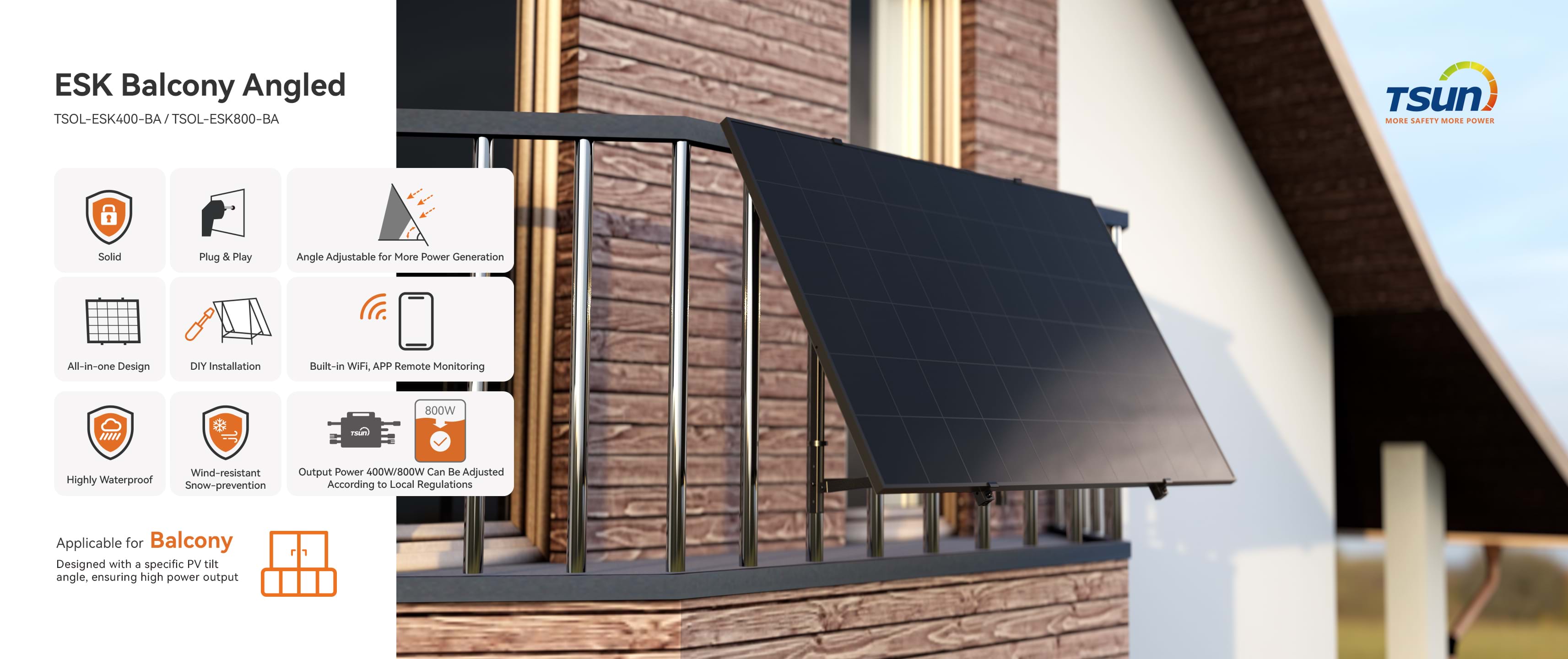 Empower Your Balcony, Harness the Sun with Easy Solar Kit Empower Your Balcony, Harness the Sun with Easy Solar Kit
