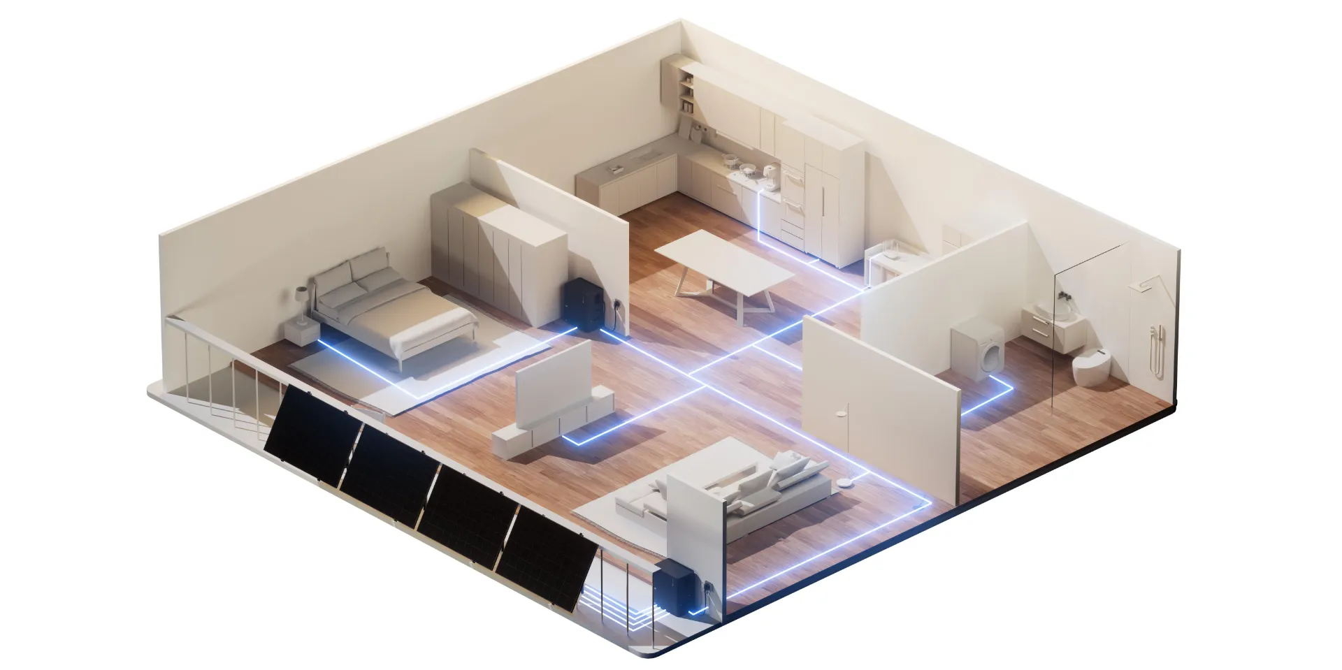 AC coupled solar storage