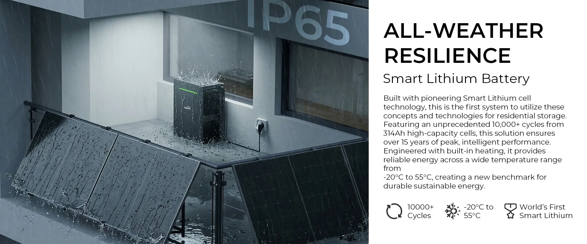 IP65 Waterproof Outdoor Battery Unit