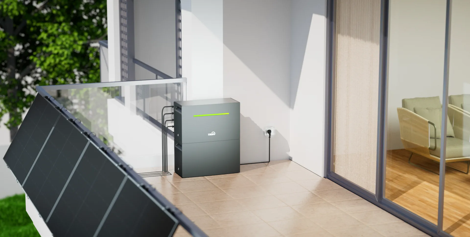 Balcony Solar Storage Add-on System