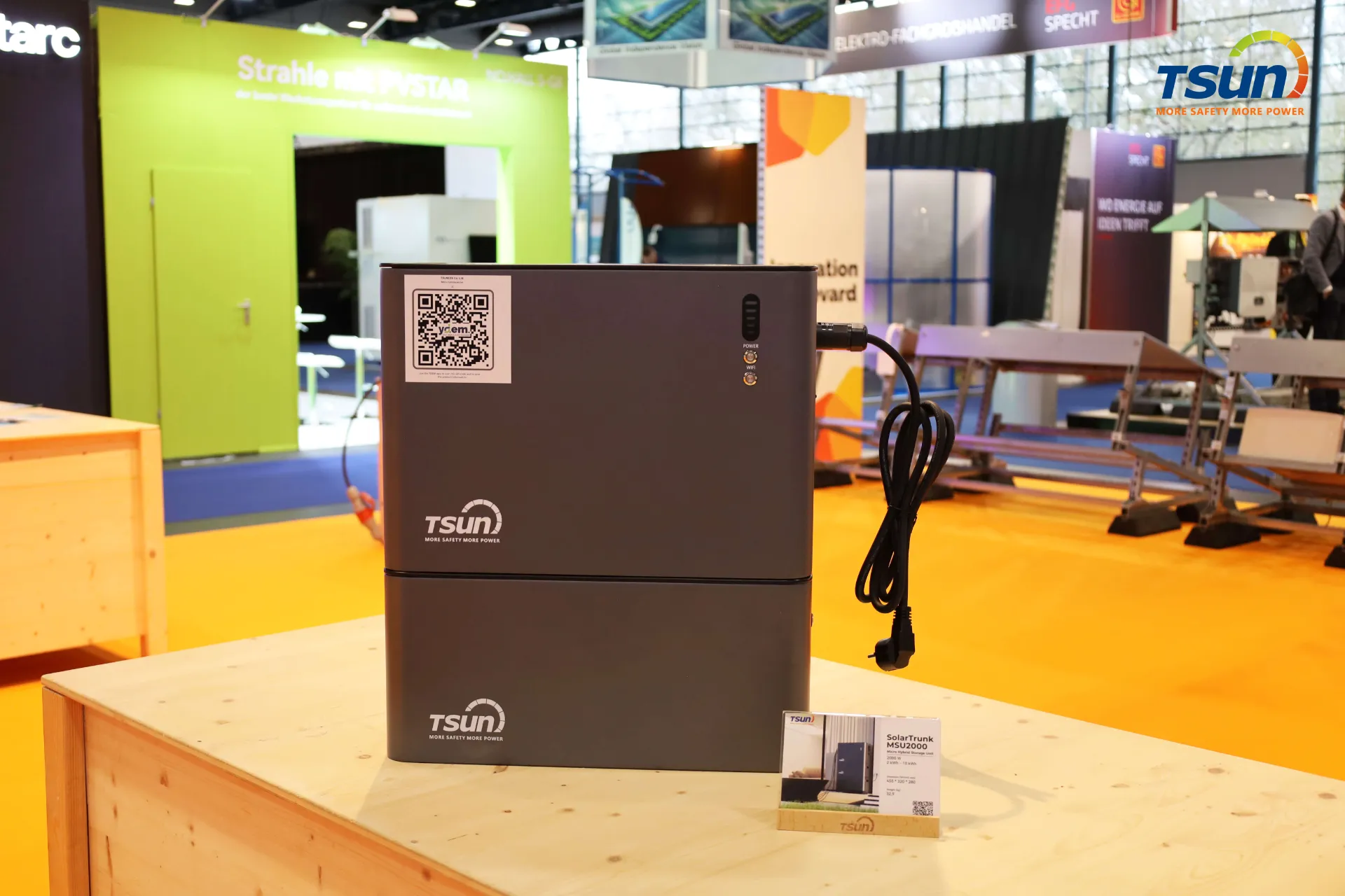 TSUN Shines at Bremen with New Innovation Reveal - SolarTrunk and PowerTrunk Leading a New Era of Micro Storage System
