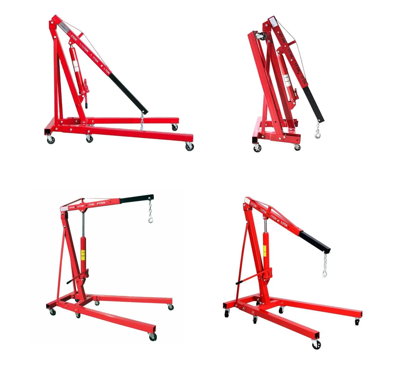 2 ton foldable engine hoist