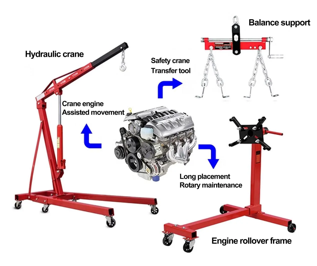 Jack thủy lực 2 tấn