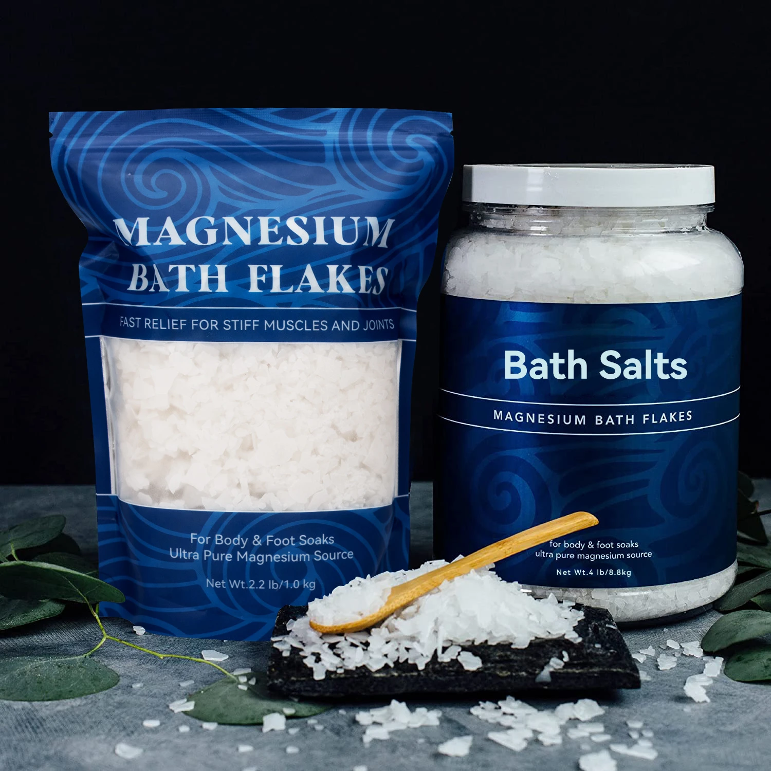Muscle Relaxing Magnesium Chloride Bath Salts Soak Magnesium Flakes From the Dead Sea