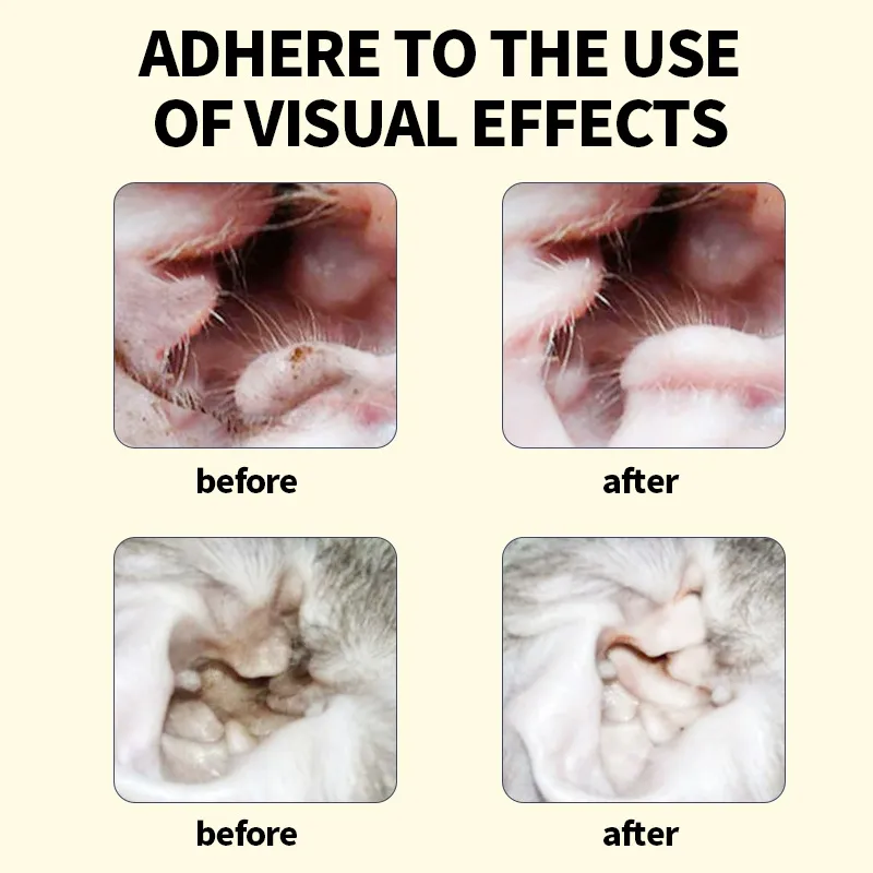 Natural Herbal Pet Ear Cleaner Drops - HEBEI ENYU IMP. &amp; EXP. TRADE CO., LTD.