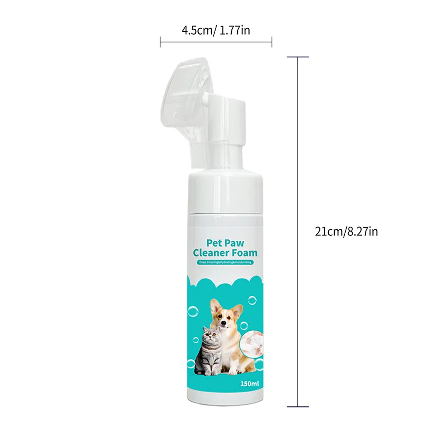 No Rinse Paw Cleaner: Quick, Easy Waterless Mud & Dirt Removal