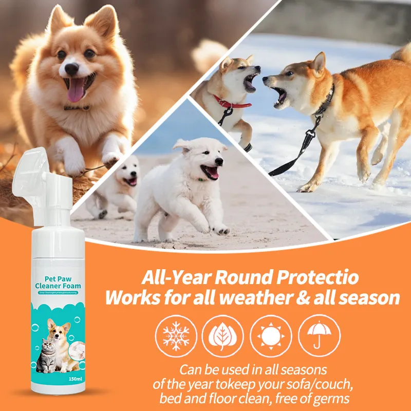 No Rinse Paw Cleaner: Quick, Easy Waterless Mud & Dirt Removal