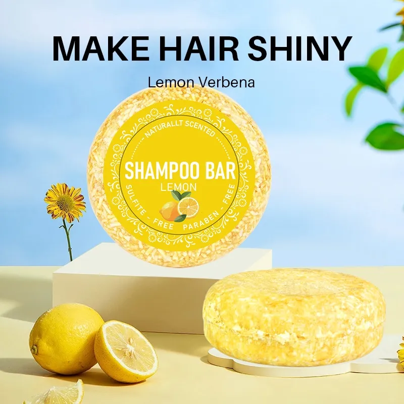 Tin Box Hair Darkening Solid Shampoo Bar Soap