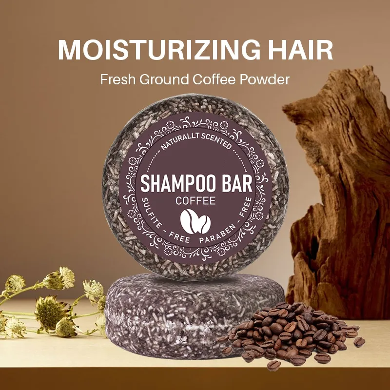 Tin Box Hair Darkening Solid Shampoo Bar Soap