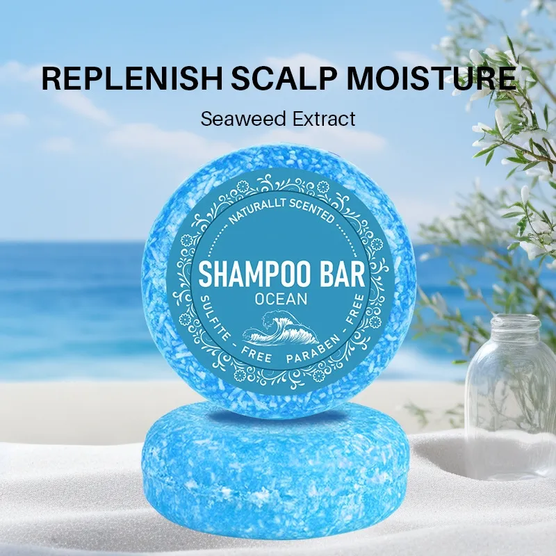 Tin Box Hair Darkening Solid Shampoo Bar Soap