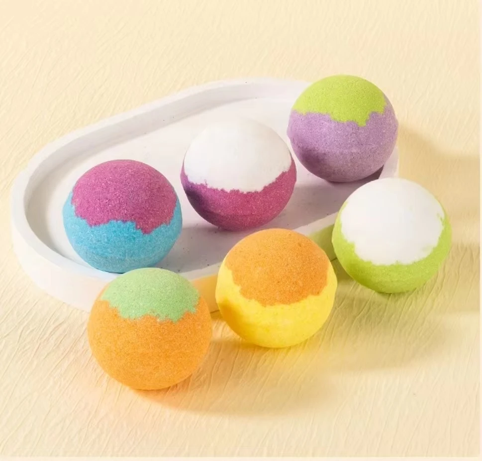 100% Natural Organic  Bath Bomb for Manicure Pedicure Mini Bubble Salt Fizzier Ball SPA Shower for Salon and Home Pedicure SPA