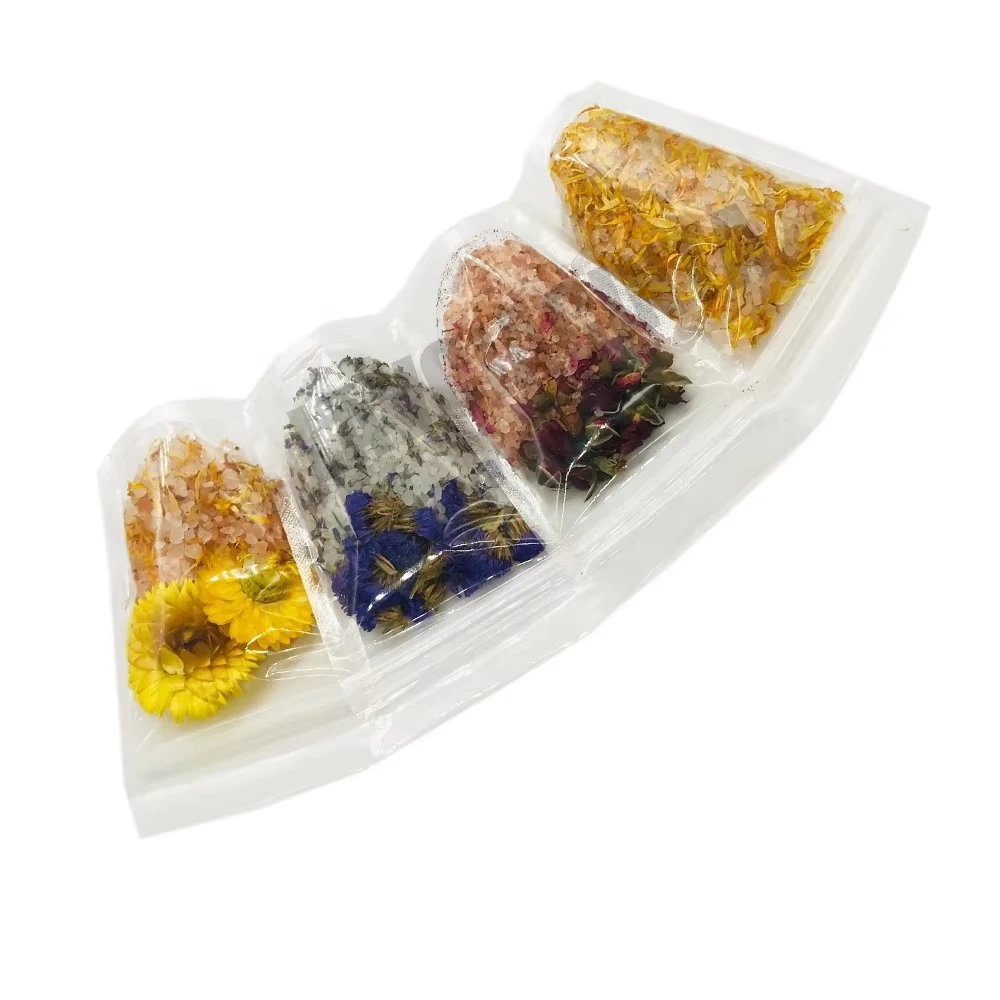 Organic Luxury Botanical Bath Salt with Real Dried Flowers - Ideal Premium Gift for Clients & Employees
