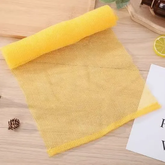 Japanese Stretchable Nylon Bath Scrubber & Exfoliating Towel with Hypoallergenic Eco-Friendly Features for Home & Hotel Use