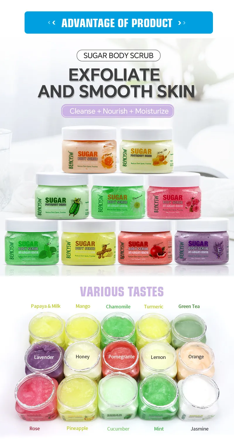 Private Label Brown Sugar Tumeric Coffee Himalayan Salt Charcoal Coconut Bodyscrub Set Face Exfoliating Whitening Body Scrub