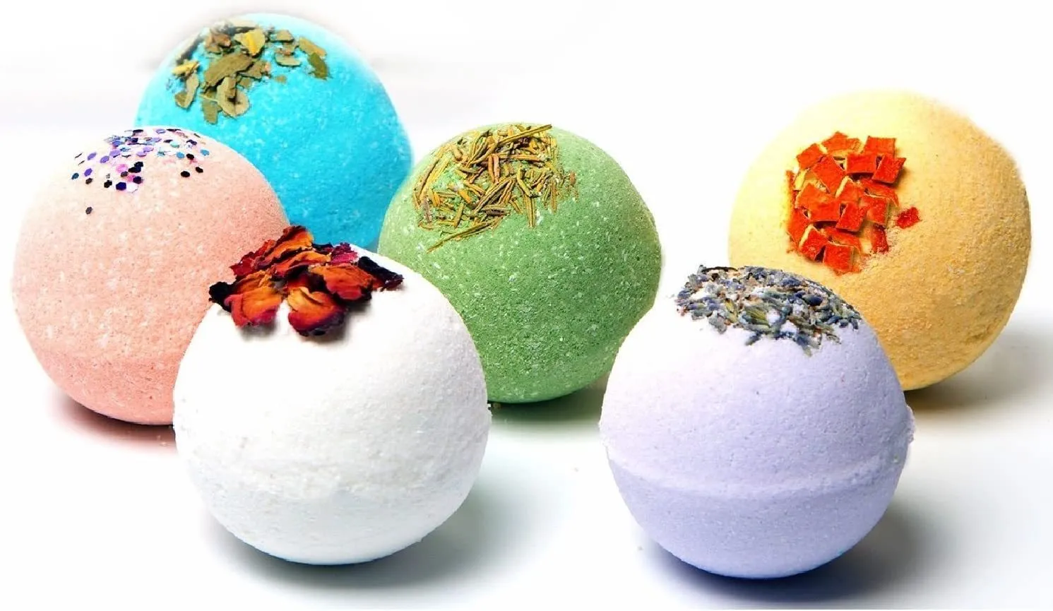 Flower Bath Bombs Factory Wholesale Rose Lavender Dried Flowers Petals Bath Bombs