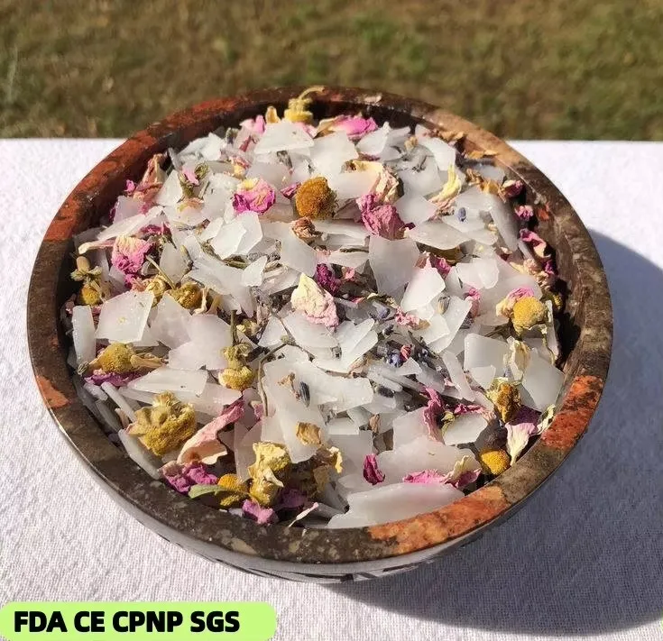 Natural Tea Tree Oil Foot Therapy Soak Magnesium Flakes for Achy,tired and Dry Feet