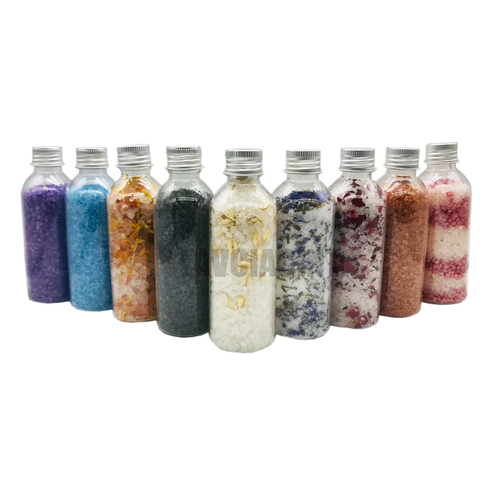 Handmade Organic Bath Crystal Relaxing Bath Salts Women Himalayan Pink Salt