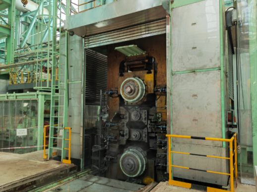 Tension Leveling at the skin pass mill