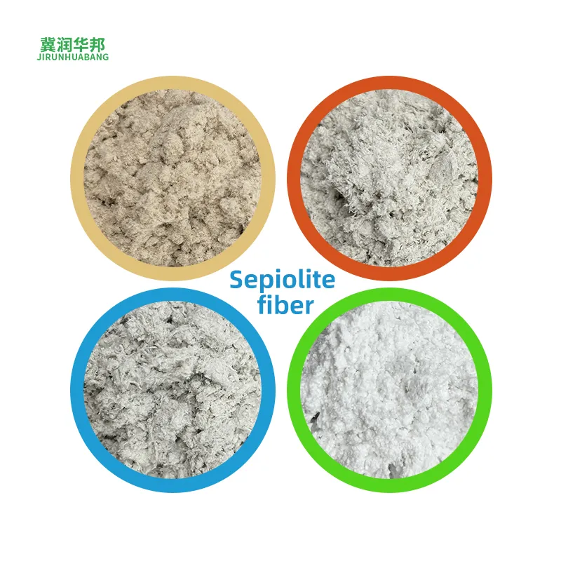Sepiolite fiber adsorption reinforcement properties enabling effective soil improvement coating thickening and filter media applications