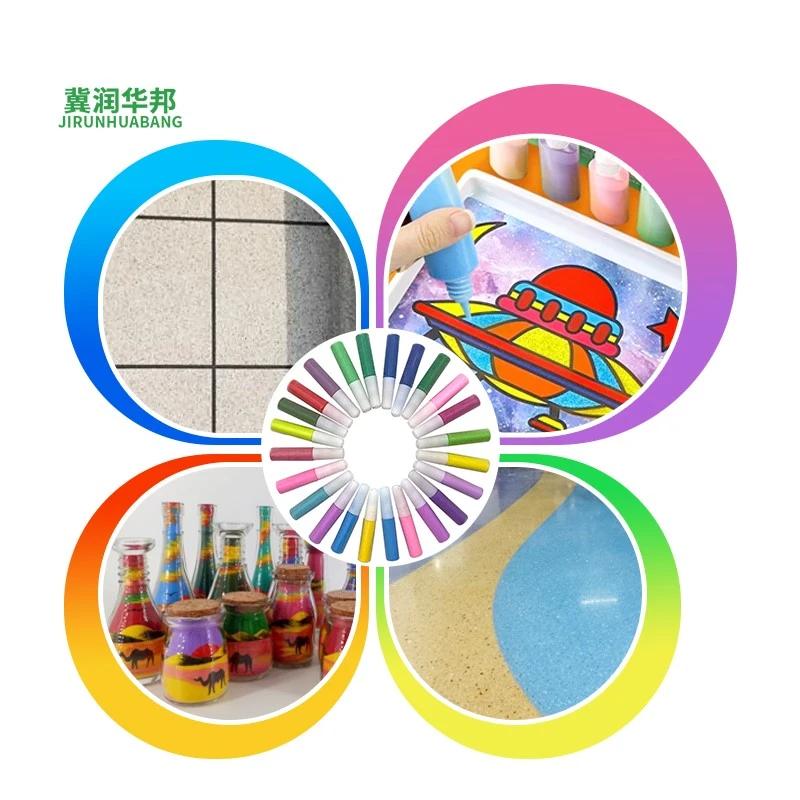 Colored sand home crafts festive decor art therapy sessions blending pigmented grains layered designs to craft captivating visuals that elevate environments spark creativity