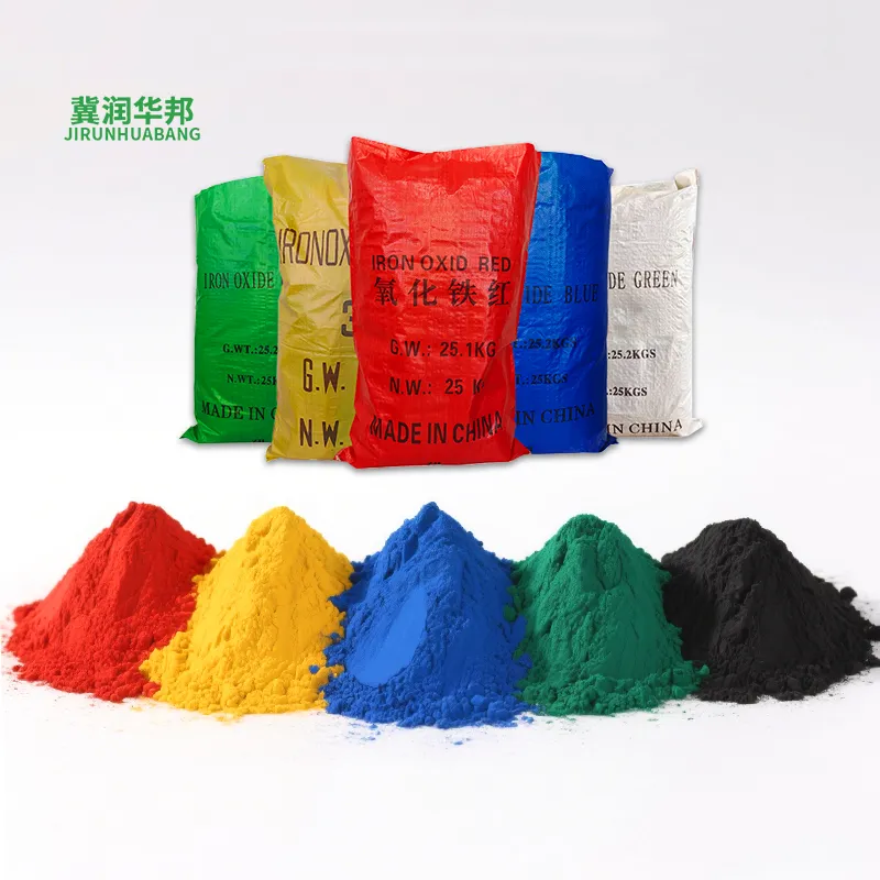 Multicolor iron oxide pigments for fire-resistant coatings ceramic glazes printing inks decorative plaster offer heat resistance color consistency tinting power dispersion