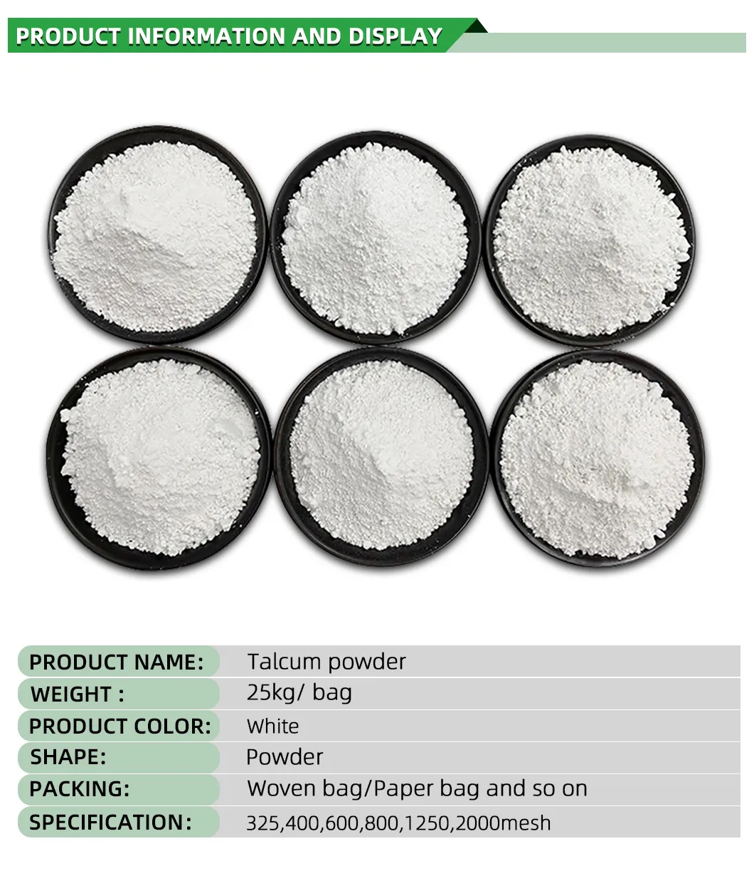 talc powder bulk