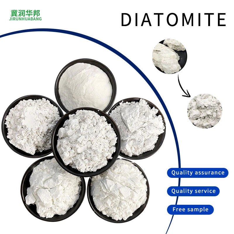 Runhuabang white and yellow diatomite powder for building materials plastic materials water purification soil improvement