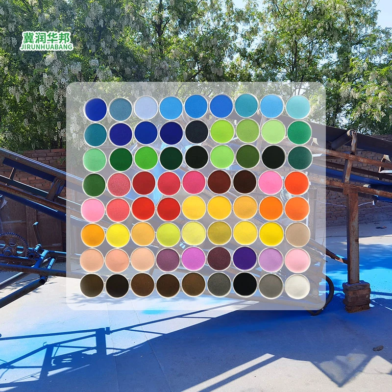 Wholesale sintering dyed color sand floor coating with color sand beach sand entertainment sand