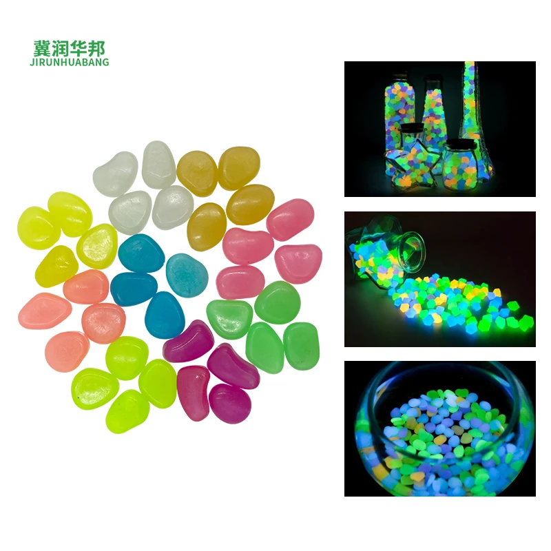 Luminous Stones Glow in Dark Pebbles for Landscaping Outdoor Garden Pathway Driveway Decoration Long Lasting Brightness