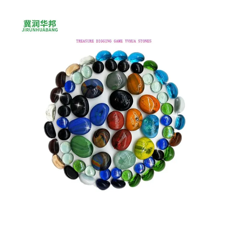 Yuhua stone natural river polished rocks with colorful veins smooth texture and unique patterns applied as interior decorations garden ornaments and creative crafts for home decoration