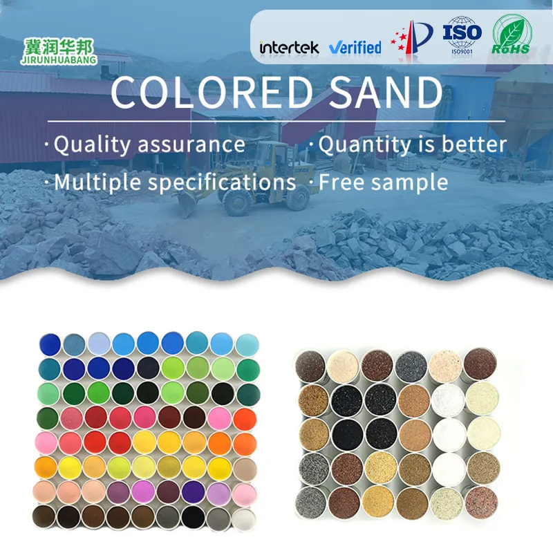 Features and practical applications of color sand
