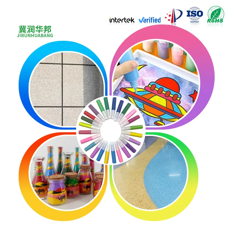 Features and practical applications of color sand