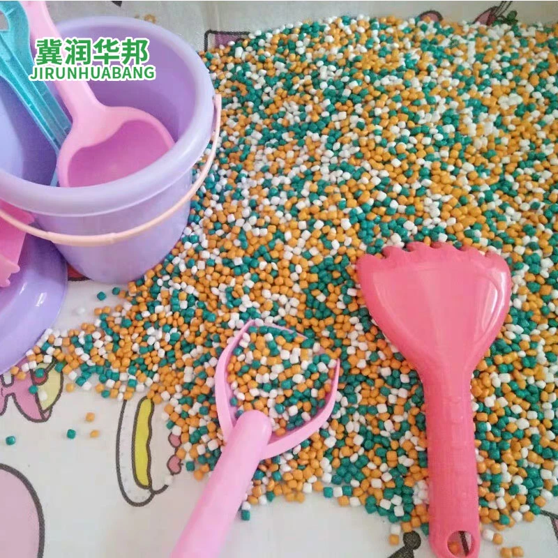 Multicolored porcelain particles for children's toys filling industry construction materials
