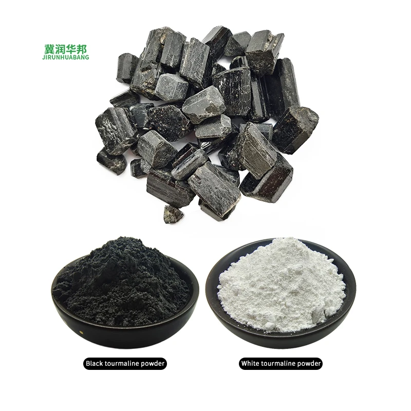 Runhuabang Tourmaline powder manufacturers supply black grey Tomalin tourmaline powder