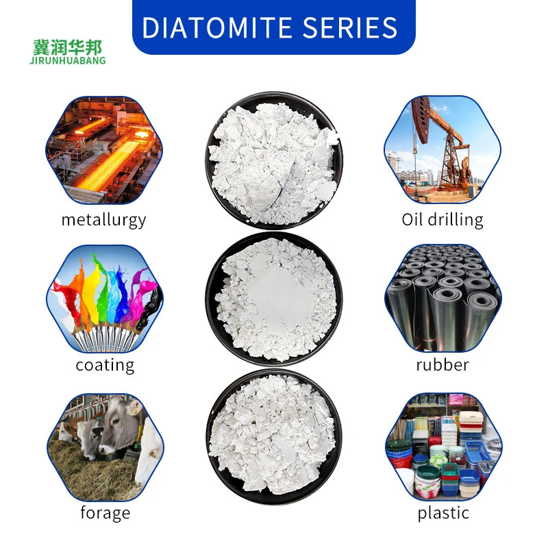 Runhuabang Diatomite auxiliaries food grade diatomite coatings added water treatment