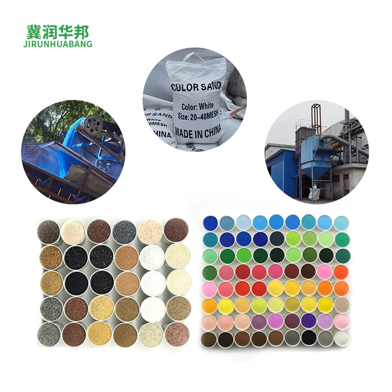 Runhuabang Color sintered sand entertainment fine sand texture painting white sand dyed color sand gold jade sand