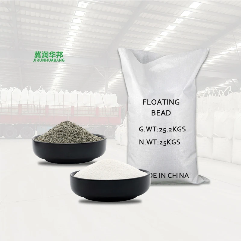 Runhuabang White bleach bead insulation refractory insulation material paint coating glass beads cenospheres
