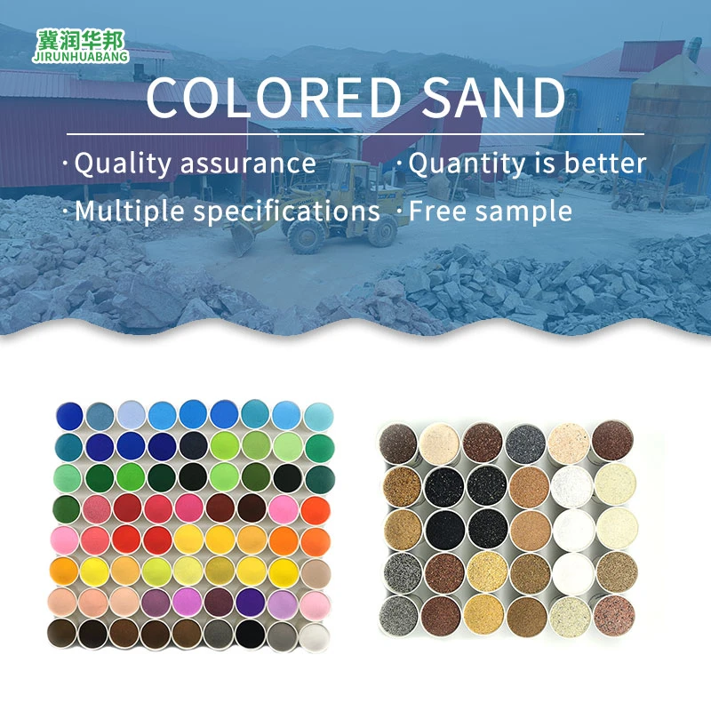 Runhuabang Color Sand For Interior And Exterior Decoration Marble Floor Tile Sand Clock Sand Painting